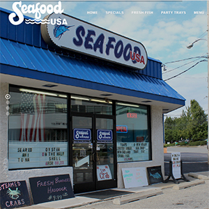 The Seafood USA, a website made by the Philadelphia area web development company TAF JK Group Inc.